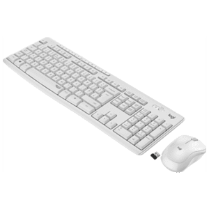 Logitech MK295 Silent Wireless Combo teclado RF inalámbrico QWERTY Francés Blanco - Combo
