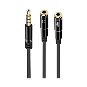 Ewent EC1641 Audio 0,3m 3,5mm 2 x 3,5mm Negro - Cable