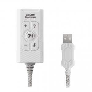 Mars Gaming MSC2W Externa 7.1 USB Blanca - Tarjeta Sonido
