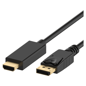 Ewent EC1431 adaptador de cable de vídeo 1,8 m DisplayPort HDMI tipo A (Estándar) Negro