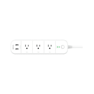 Tenda Beli SP15 16A - 3 Tomas 2 USB - Alexa y Google Comp. - Protección Sobrecargas - Regleta Inteligente