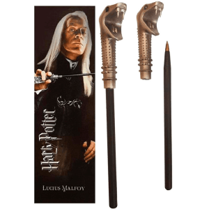Varita boligrafo y marcapaginas Lucius Malfoy Harry Potter