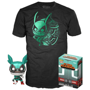 Set figura POP Tee My Hero Academia Deku with Helmet Talla XL