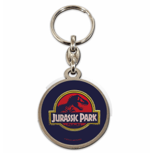 Llavero metalico Logo Jurassic Park version 1