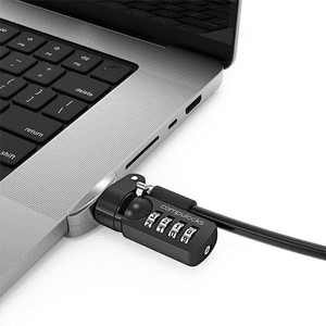 Compulocks MBPR16LDG02CL cable antirrobo Negro, Plata