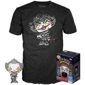 Set Figura POP y Camiseta: IT 2 Pennywise Exclusivo M