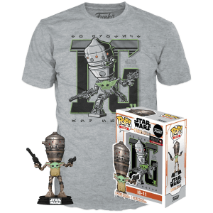 Set figura POP Tee Star Wars IG-11 With the Child Exclusive Talla M