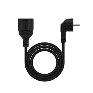 Nanocable Cable de Alimentación Alargador, Negro, 5 m