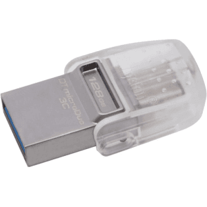Kingston Technology DataTraveler microDuo 3C 128GB USB A / USB C Acero inoxida - Pendrive
