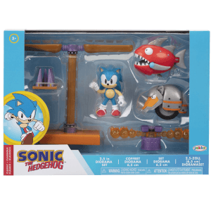 Set diorama wave 2 Sonic The Hedgehog 6cm