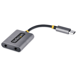 StarTech.com Divisor USB-C de Auriculares - Adaptador USB Tipo C a 2 Auriculares - Multiplicador para Dos Auriculares con Micróf