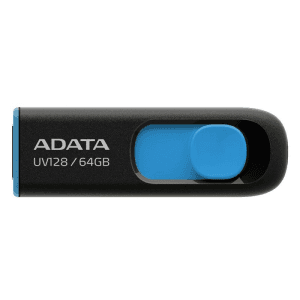 ADATA UV128 64GB USB A 3.2 Gen 1 (3.1 Gen 1) Negro Azul - Pendrive
