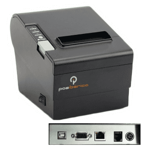 Posiberica IMPRESORA TERMICA P80 PLUS-USL USB/RS232/LAN NEGRA