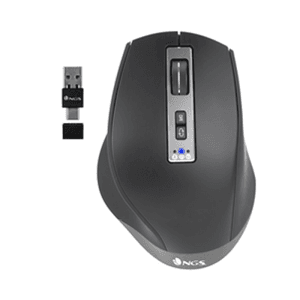 NGS BLUR-RB ratón Juego mano derecha Bluetooth + USB Type-A 3200 DPI