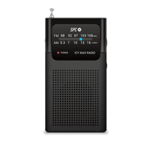 SPC ICY MAX Portátil Analógica Negro - Radio