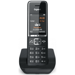 Gigaset COMFORT 550 Teléfono DECT Identificador de llamadas Negro