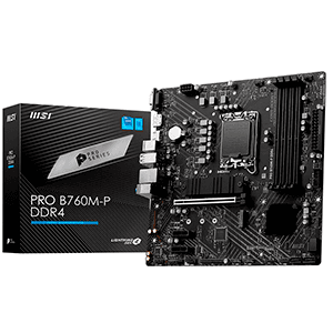 MSI Pro B760M-P DDR4 B760 LGA 1700 micro ATX - Placa Base
