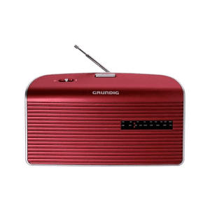 Grundig Music 60 Personal Analógica Rojo, Plata