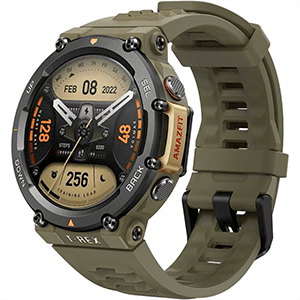Amazfit T-Rex 2 Amoled 47mm GPS Negro Verde - Reloj Inteligente