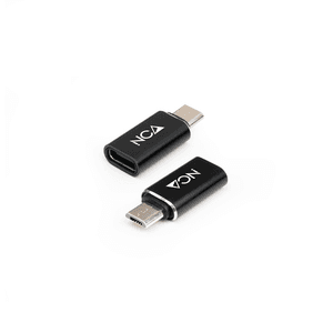 Nanocable Adaptador Micro USB a USB-C, Micro B/M- USB-C/H, Negro