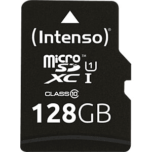 Intenso microSDXC 128GB Class 10 UHS-I Professional - Extended Capacity SD (MicroSDHC) Clase 10