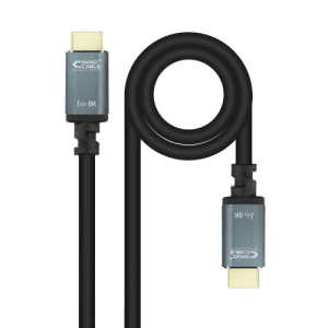 Nanocable HDMI 2.1 IRIS 8K A/M-A/M, Negro, 5m - Cable