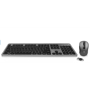 Ewent EW3272 teclado Ratón incluido RF inalámbrico QWERTY Español Negro