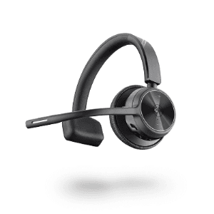 HP Poly Auriculares Poly Voyager 4310 con certificación para Microsoft Teams + llave BT700 + soporte de carga