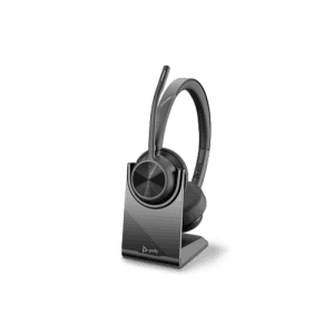 HP Poly Auriculares Poly Voyager 4320 UC estéreo USB-A + adaptador BT700 USB-A + base de carga