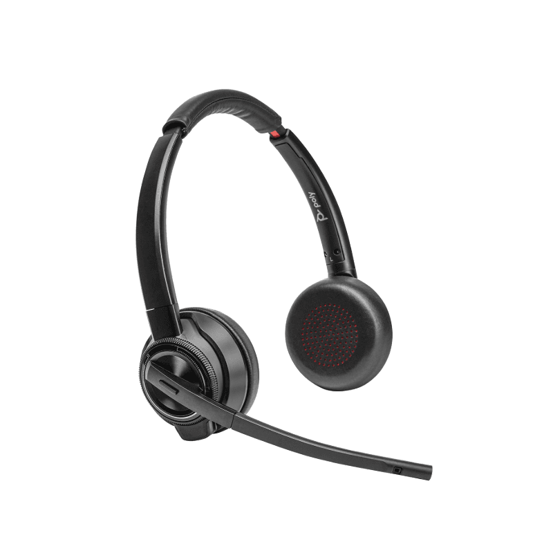 HP Poly Auriculares estéreo Poly Savi 8420 Office con certificación Microsoft Teams DECT 1880-1900 MHz
