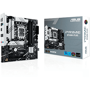 PLACA ASUS PRIME B760M-PLUS,INTEL,1700,B760,4DDR5,128GB,HDMI+DP,4SATA+2M.2,5USB 3.2+1USB-C,2.5GB,MATX
