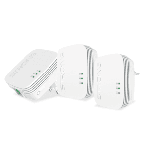Strong Powerline 600 Triple Pack Mini 600 Mbit s Ethernet Blanco 3 piezas - PLC