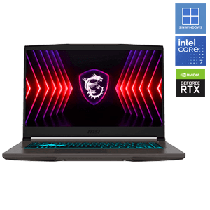 MSI Thin 15 B12UC Intel  i7-12650H/16Gb/1Tb/RTX 3050 - 15.6´´ - FreeDOS - Ordenador Portatil Gaming