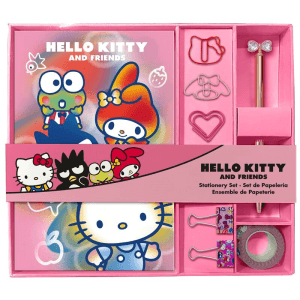 Set papeleria cuaderno accesorios Hello Kitty