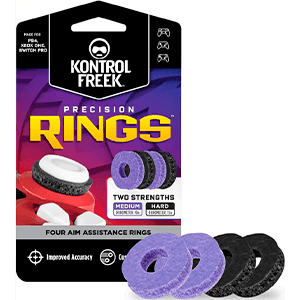 KontrolFreek Precision Rings BLACK/PURPLE - PS5 - PS4- XBOX - SWITCH