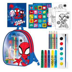 Set papeleria mochila Spidey and His Amazing Friends Marvel