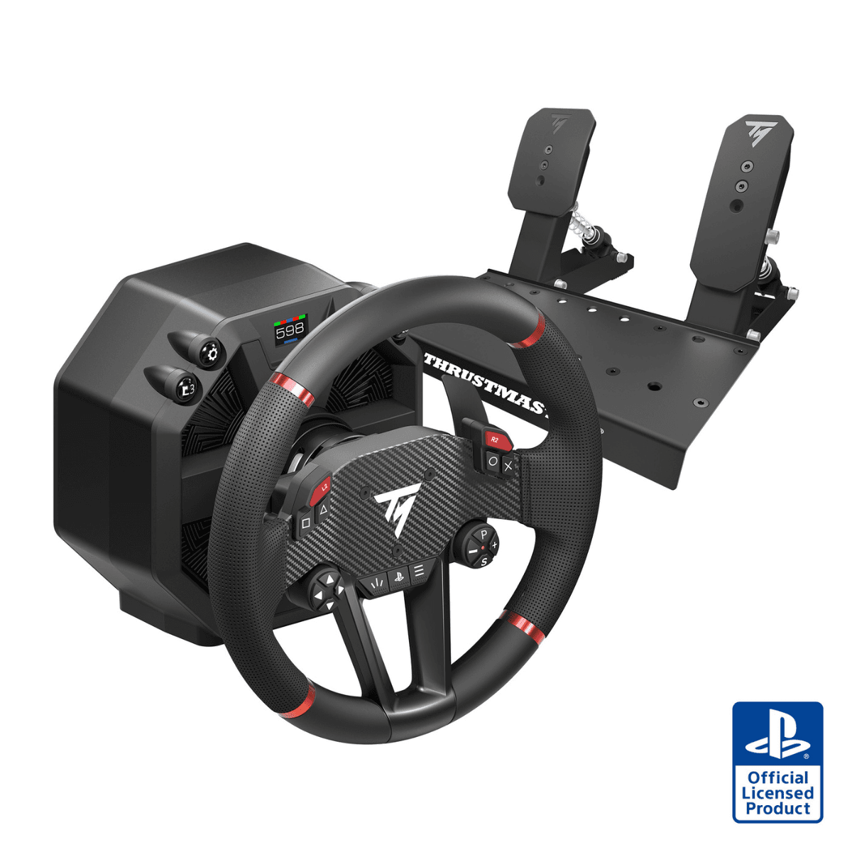 Thrustmaster T598 Bundle Direct Drive 5nM con Pedales PS5-PS4-PC -Licencia oficial- Volante