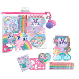 Set papeleria en estuche Sweet Dreams