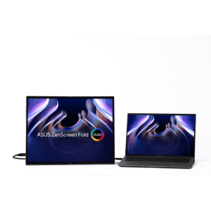 ASUS ZenScreen Fold OLED MQ17QH pantalla para PC 43,9 cm (17.3") 2560 x 1920 Pixeles Quad HD Plata