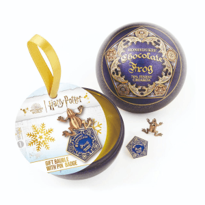 Pin Rana de Chocolate Bola de Navidad Harry Potter
