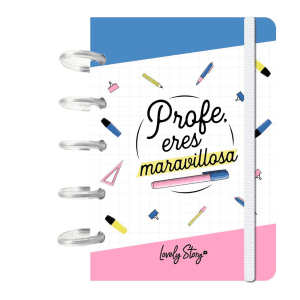 Cuaderno A6 Profe Eres Maravillosa
