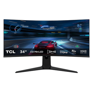 TCL 34R83Q 34´´ - MiniLED - 4K UHD - 170Hz 1ms - Curvo - Monitor Gaming