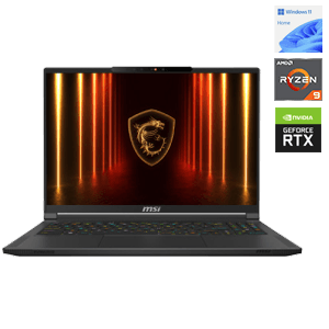 MSI Stealth A16 AI+ A3XWJG-038ES R9 HX-370 AI - RTX 5090 - 64GB - 1TB SSD - 16´´ - W11 - Ordenador Portatil Gaming