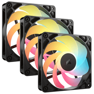 Corsair RS120-R ARGB Carcasa del ordenador Ventilador 12 cm Negro 3 pieza(s)