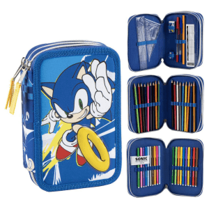 Plumier Sonic the Hedgehog triple