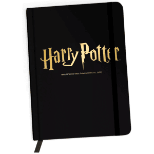 ERT Group Cuaderno con papel cuadriculado Harry Potter 044 Harry Potter Dorado