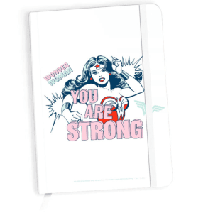 ERT Group Cuaderno con papel cuadriculado Wonder Woman 025 DC Blanco