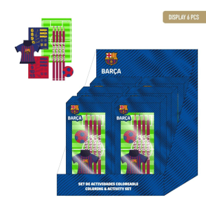Set papeleria coloreable FC Barcelona