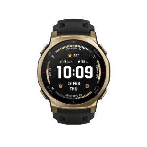 Amazfit T-rex 3 Pro 3,35 cm (1.32") AMOLED 44 mm Digital 466 x 466 Pixeles Pantalla táctil Oro Wifi GPS (satélite)