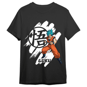 Camiseta Goku Super Saiyan Blue Dragon Ball Super adulto